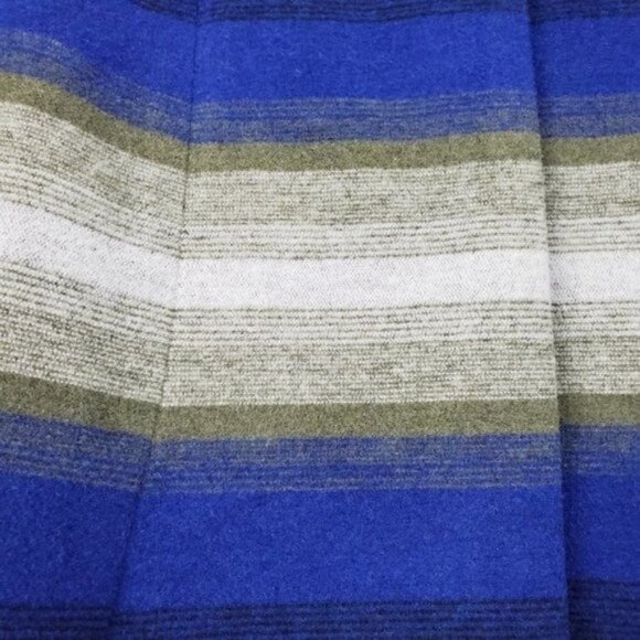 Old Navy Womens Green Blue Striped Coat Jacket Size XL - Picture 6 of 10